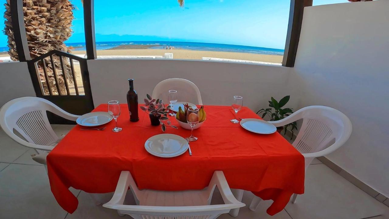 Apartamento Tierra, Primera Linea Mar Playa Honda  Esterno foto